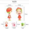 DJECO Tinyly Berry Lila Doll Pretend Play Educational Toy Cute Stylish Nordic Montessori Age 4 5 6 7 8 9 10 Girls Kindergarten Entrance Gift School