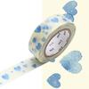 Masking Tape MT Cloud of Blue Hearts - Heart Stamp Blue