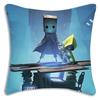 Game L-Little Nightmares Pillow Covers Cartoon Sofa Decorative Home Double-sided Printing Short Plush Cute Cushion Cover