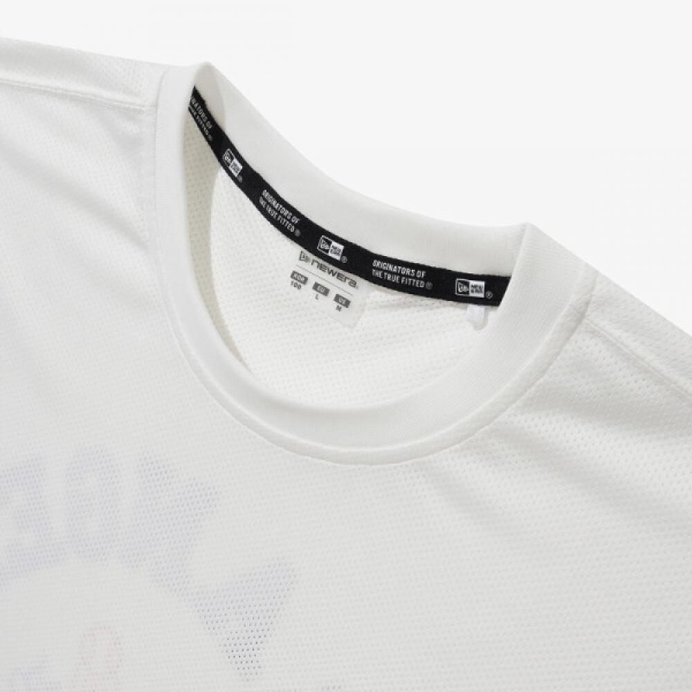 New Era Mesh T shirT La Dodgers Off whiTe