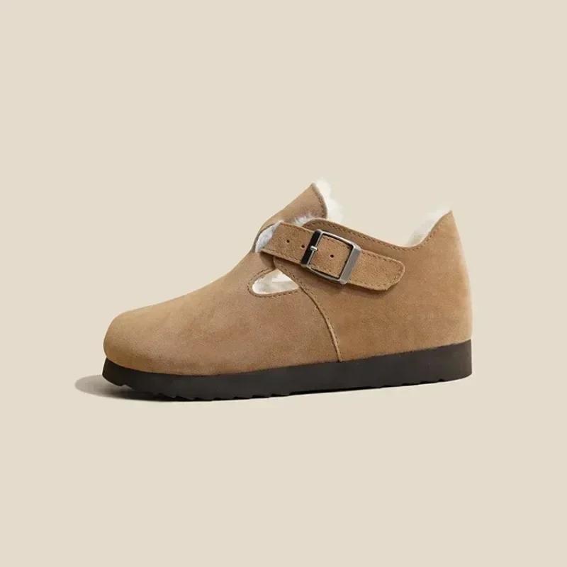 Fashion Elegant With Medium Heels Women's Snow Boots Winter 2024 Shoes for Woman Plus Warm Cosplay Trend Y2k High Quality Pu Large Size