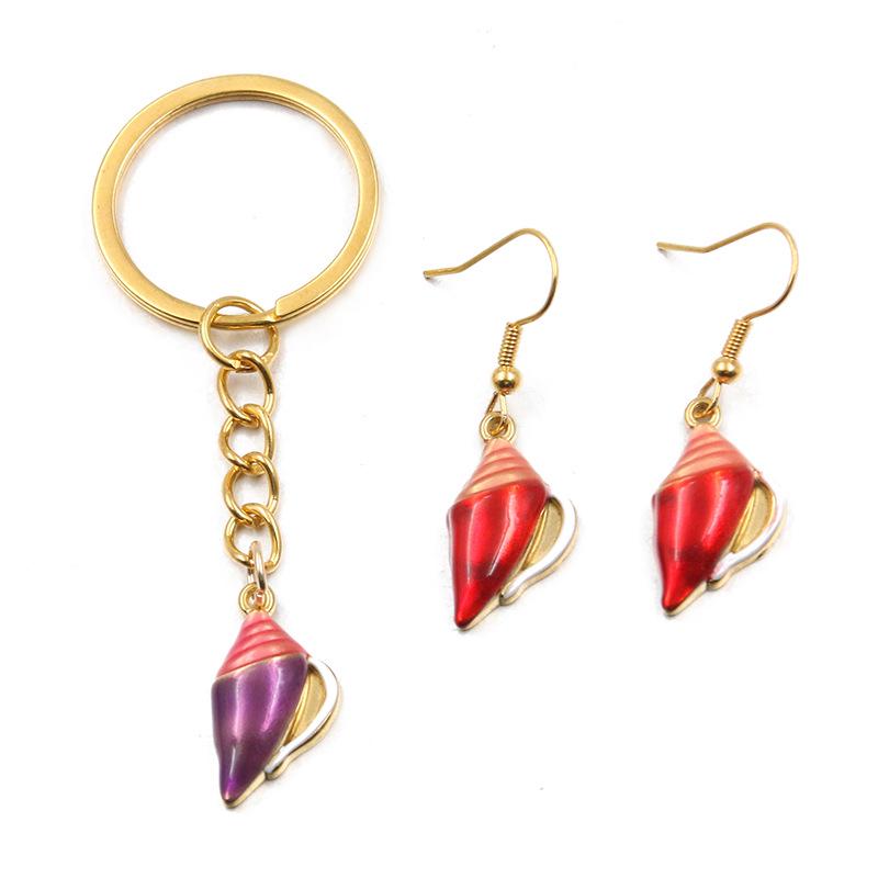 Colorful Seashell & Dolphin Stainless Steel Pendants - 2 Styles, Creative Animal Ornaments