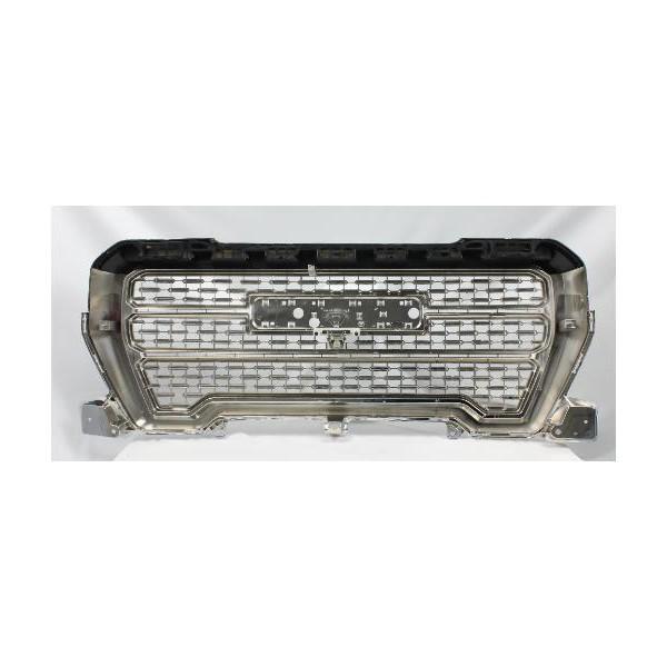 Compatible Grille for GMC Acadia Denali 2019-2021, High-End Bright Black Version