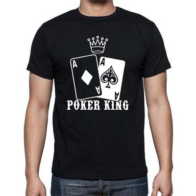 Poker König As Pik Karo Krone T-Shirt