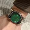 Classic Men Quartz Watch Calendar Display Stainless Steel Band Waterproof Luminous Business Male Wrist Watch