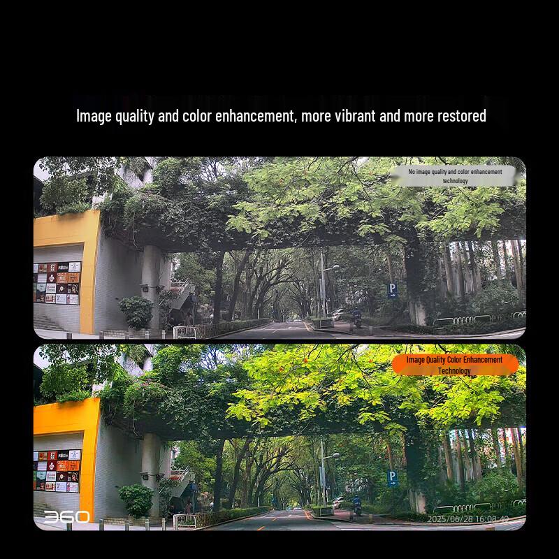 360 K380 2K AI Smart Voice Dash Cam with 360° Rotation (CN Version)