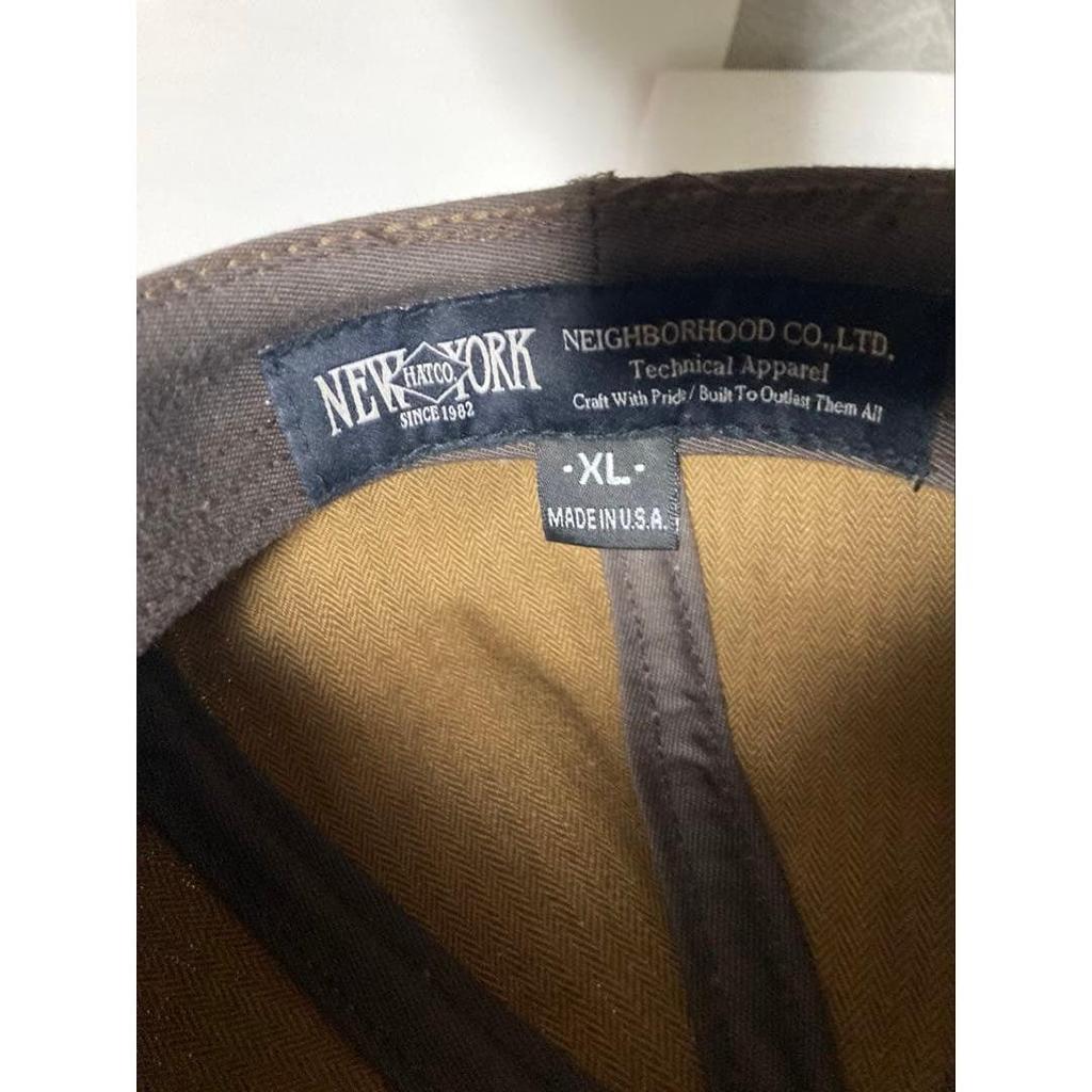 Used NEIGHBORHOOD Casquette Herringbone Leather XL