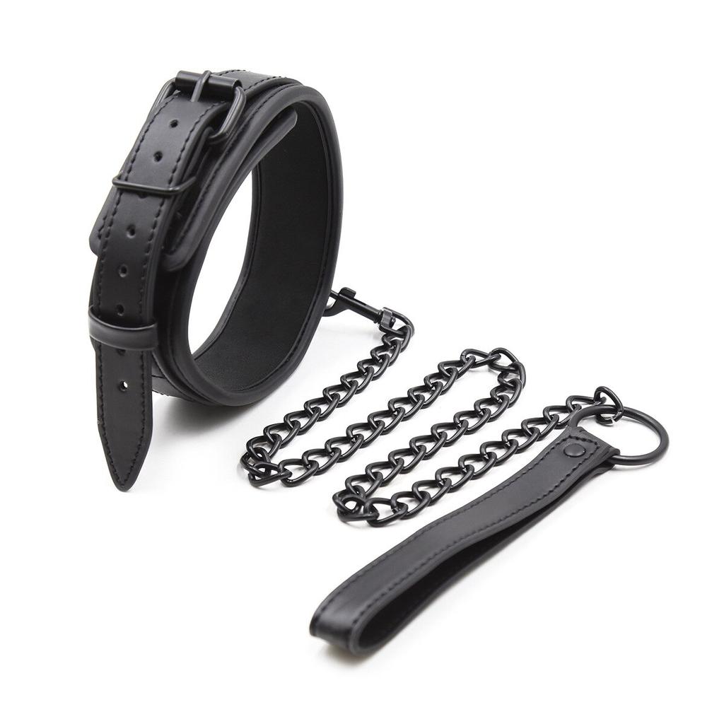 BDSM Random Shot Black Bondage Neck Sleeve Sex Toys Erotic Torture Restraints
