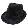 Black Churchill Jazz Hat Men'S Magic Hat Performance Stage Felt Hat Vintage Top Hat Jackson Trily Hat