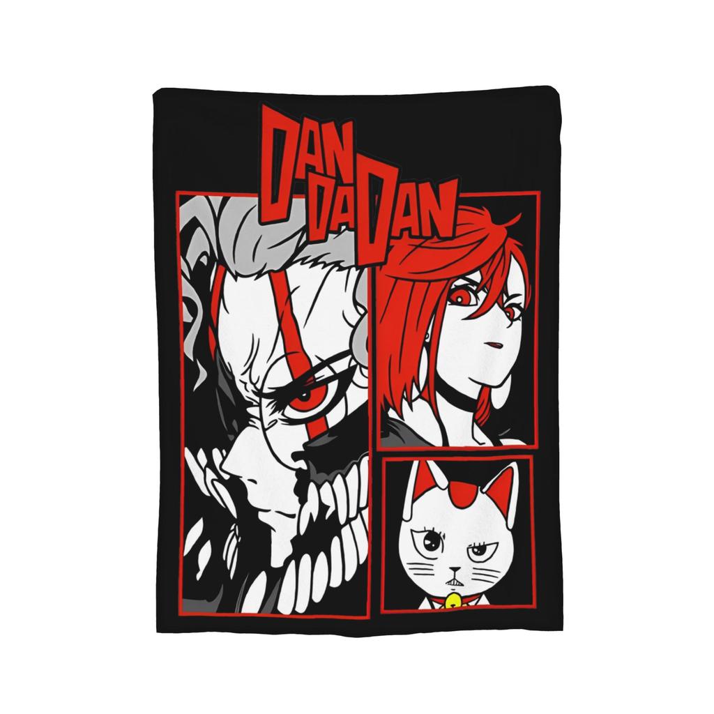 Turbo Granny Dandadan Anime Flannel Blankets  Creative Throw Blanket for Bed Sofa Couch 200x150cm Plush Thin Quilt,