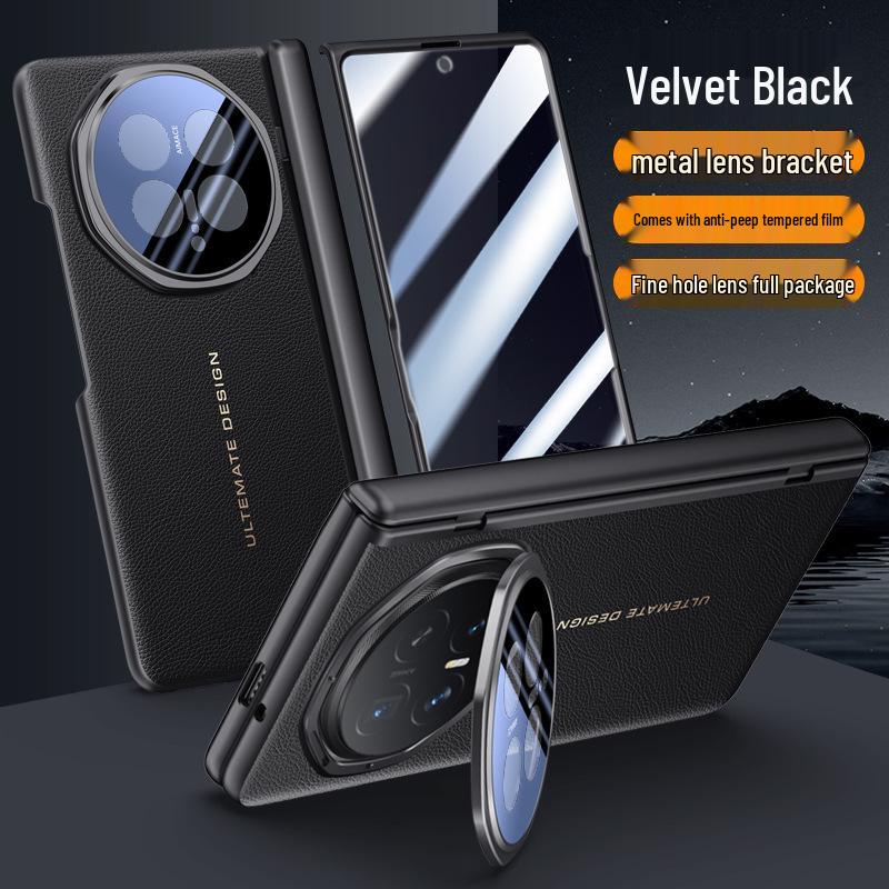 Honor Magic V6 Folding Case: Skin-Feel Lens Stand, Full Coverage, Drop Protection for Men