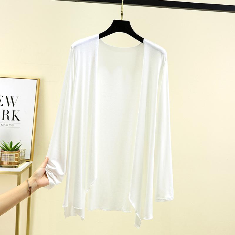 Sommer Frauen Ärmel solide Bluse Casual Urlaub Strand Kimonos vorne offen Shirt Blusas Mode Strickjacke