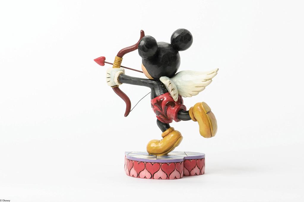 Jim Shore for Enesco Disney Traditions Cupid Mickey Mouse Inches Figurine, 6.125
