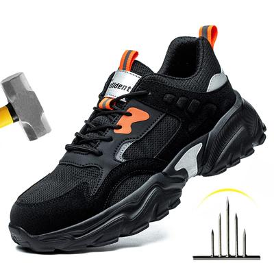 Sicherheitsschuhe Arbeitsschuhe Stahlkappe Herren Durchtrittsichere Arbeitsstiefel Unzerstörbar Sicherheit Leicht