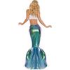 S-XXL Halloween Mermaid Costume Cosplay Clothes, Nightclub Sexy Hip-wrapped Female Fish Princess Dress