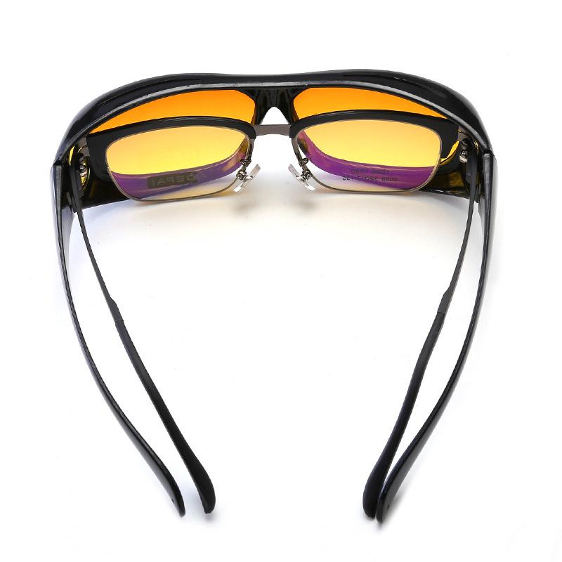 Multi-Functional Night Vision Myopia Goggles: Dustproof Cycling & Wind Protection Sunglasses for Men & Women