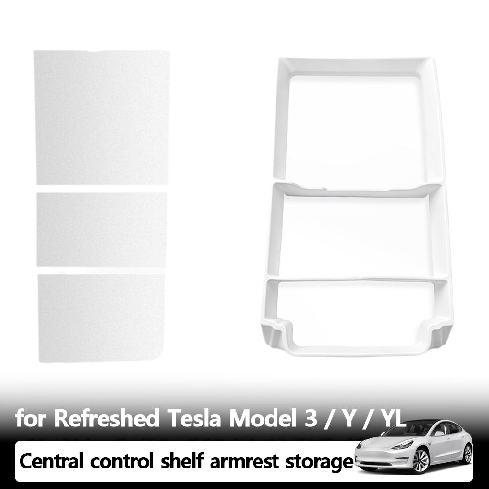 Updated Central Control Rack For Tesla Model 3/Y/YL Storage Box Armrest Box Storage Box Accessories