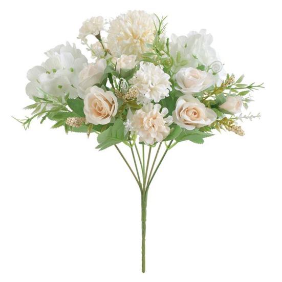1 Stück künstliche Rose Blume Hochzeit Braut Handstrauß Party Home Blumendekor