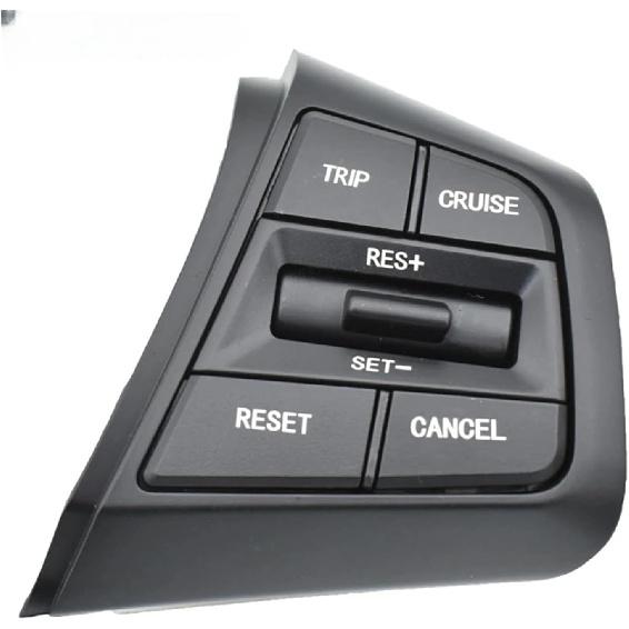 Car Steering Wheel Cruise Control Buttons 2015-2019 Remote Control Volume Button Compatible With Hyundai Ix25 (Creta) 1.6L(L-R-NormalWire) Right cruise-1.6L