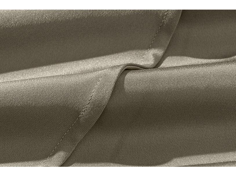 Francuska jedwabna spódnica midi - Jednolity kolor, wyszczuplająca, jedwab morwowy, elegancka damska odzież letnia