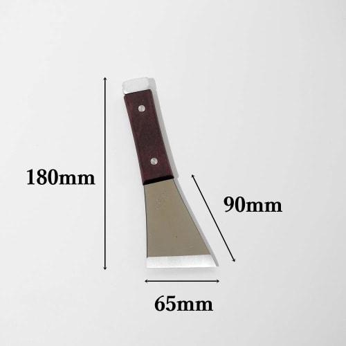 Hakeichi Y-Shaped Leather Skimmer with Hammer, Stainless Steel, 65mm, 1 Piece