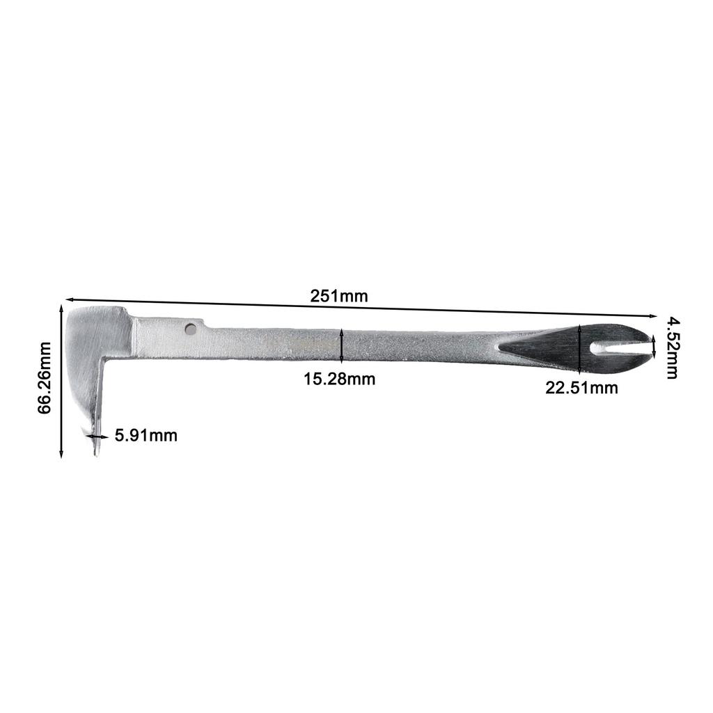 Dual Strike Zones Crow Tools Nail Puller Pry Bar Effort-saving