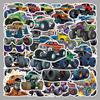 Big Foot Monster Truck Car Stickers - Waterproof, Creative Decoration (100 Sheets)