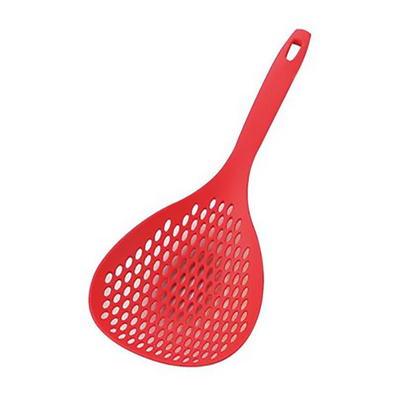 

Новый кухонный нейлоновый фильтр, дуршлаг для тушеного мяса, ложка для лапши большого диаметра, дуршлаг, фильтр для утечки, сито, сетка красный