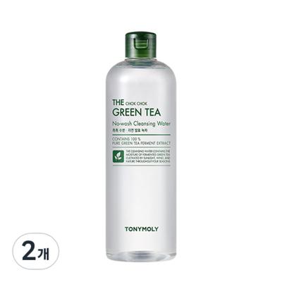 Tony Moly The Moist Green Tea Cleansing Water, 500 ml, 2 unità