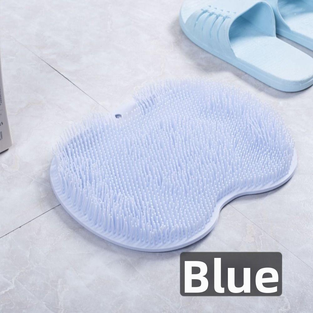 Anti-Slip Exfoliating Foot Brush Reusable Back Scrubber Soft Foot Massage Pad Bath