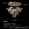 Luxury Crystal Ring Pendant Light for Living Room and Dining Spaces