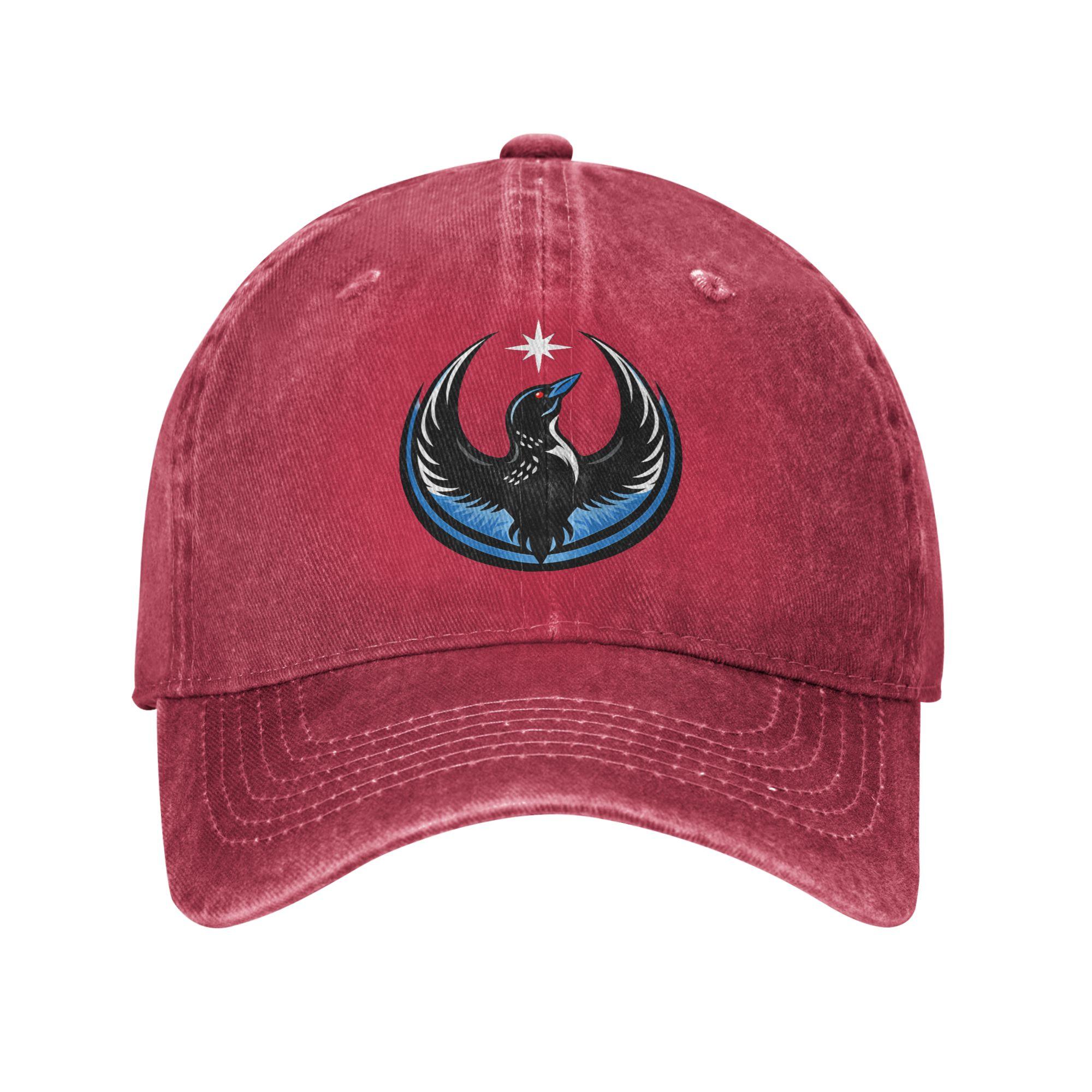 

Washed Baseball Cap Minnesota Rebel Loon Summer Trucker Hat For UnisexTeens y2k Cute Tennis Skate Sun Snapback Cap One Size