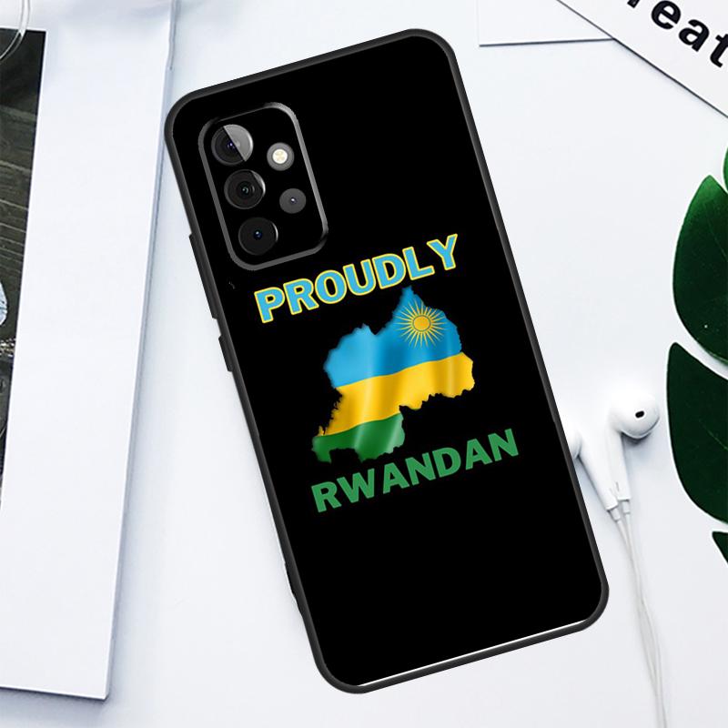 Etui na telefon Samsung Galaxy A13 A53 A33 A54 A34 A14 A55 A35 A15 A05 A06 A16 A22 A32 A52 z flagą Rwandy