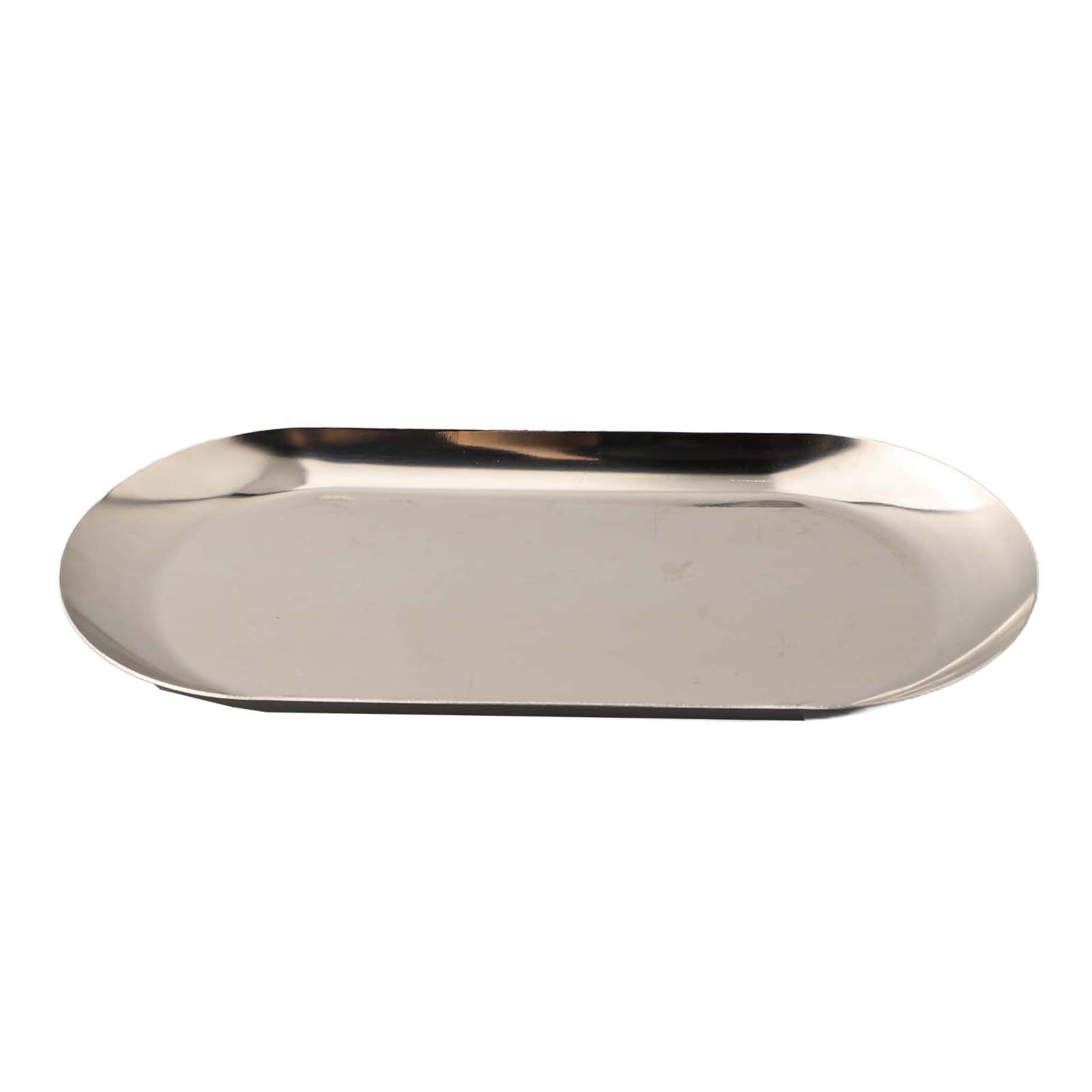 Decorative Tray Stainless Steel Tray Storage Tray For Tea For Bedroom Clean Space Stainless Steel Jewelry Display Tray