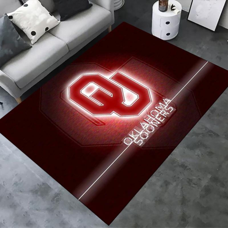 Oklahoma Sonners Carpet Rug for Living Room Bedroom Home Sofa Decoration,Kids Play Non-slip Floor Mat
