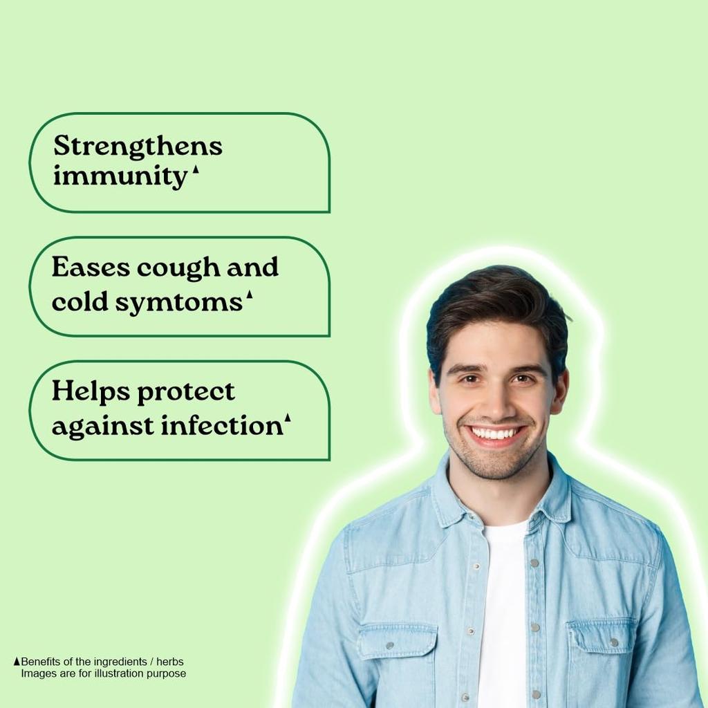 Organic India Immunity 60 Capsules Strengthen Immune Response and Support Wellness Daily