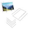 2Pcs Photo Frame Stand Clear Acrylic Table Display Holder Decorative Table Top Easel for Picture Book Platter