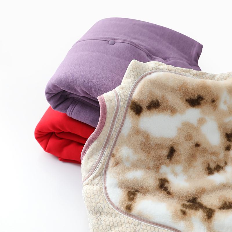 Fleece-Lined Thermal Cardigan and Thick Winter Coat for Middle-Aged and Elderly Women