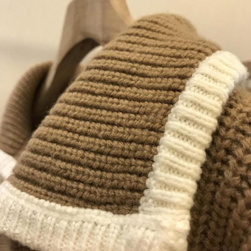 Large Size Sweaters Coat Cardigan for Women Autumn Winter Large Size Vintage Loose Long Sleeve Knit Cardigan Hooded Sweaters Top