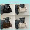 Pu Large Capacity Square Tote Bag For Daily Commuting Women Fashionable Crossbody Purse