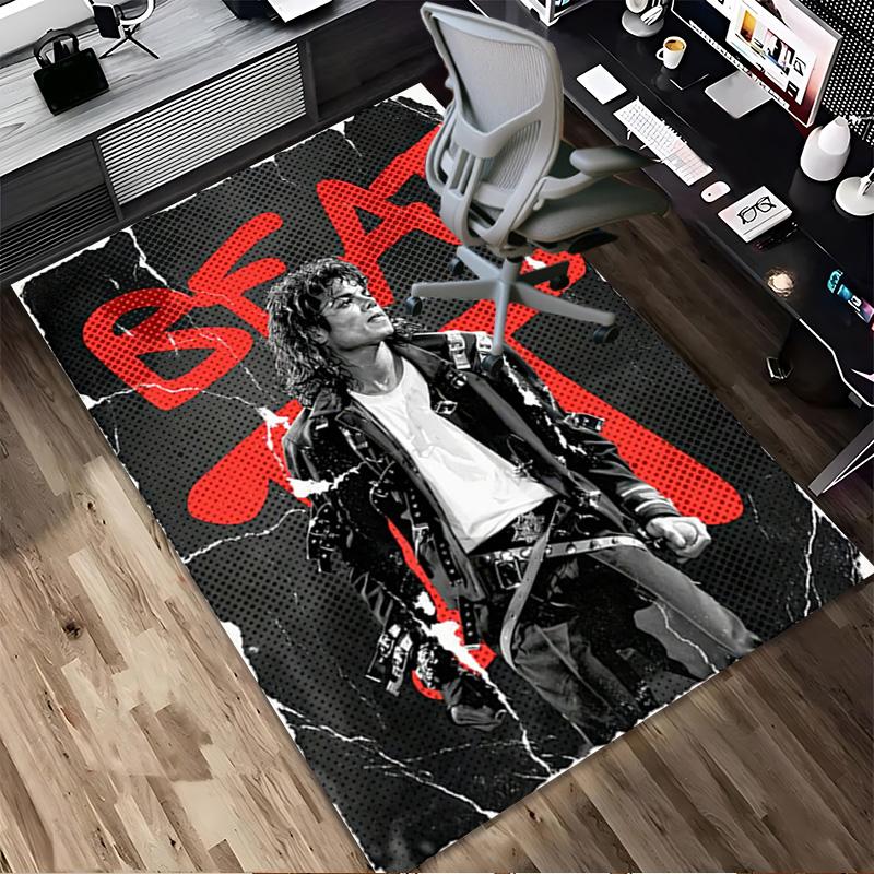 Michael Jackson Living Room Nonslip Area Rug Soft Carpet For Bedroom Gameoom Playroom Sofa Office Home Decor Doormat