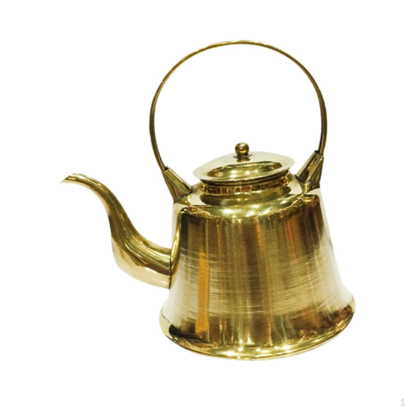 

Кофейник, чайник, медный чайник, чай для газовой плиты, индукционная плита, кемпинг латунный