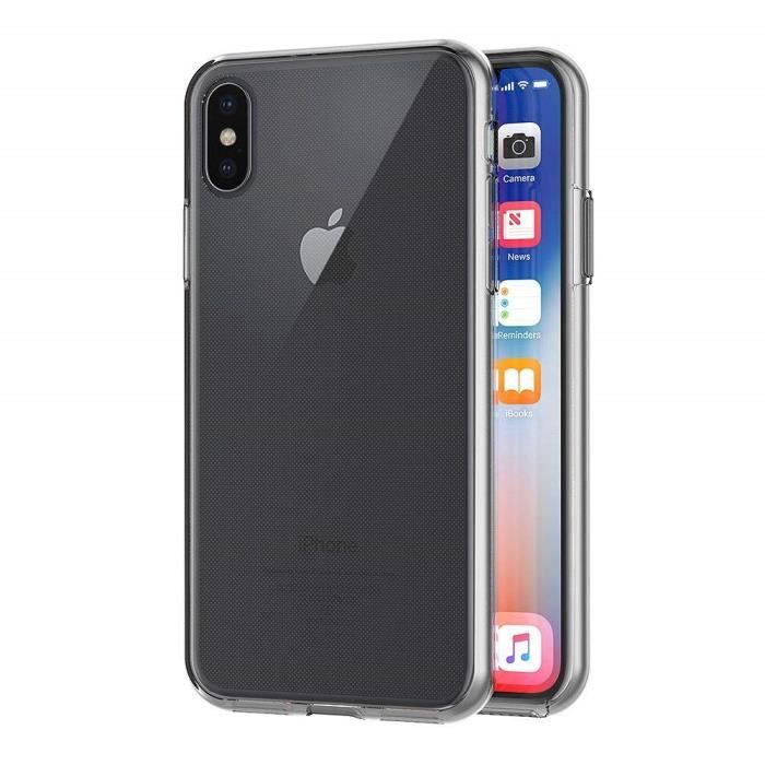 Compatible Apple iPhone X Case - Full Body Transparent TPU Gel Case Cover Front Back Protection Soft Silicone Phonillico®