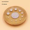 Large Hole Light Bead S925 Sterling Silver Round Spacer Beads for DIY Bracelets