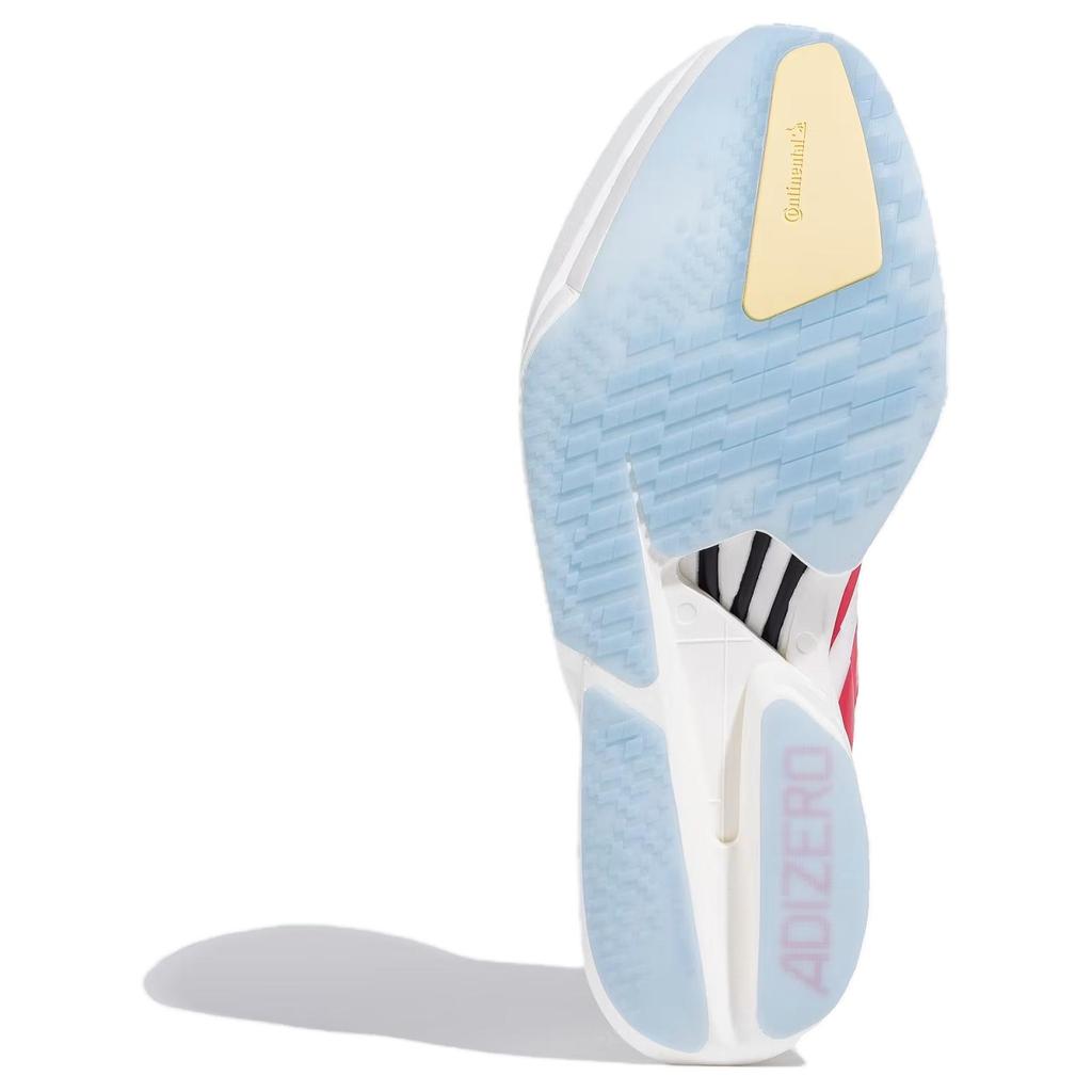 Adidas Adizero Adios Pro 4 Comfortable Versatile Supportive Warm Rebound Low-Top Marathon Running Shoes Men Running Shoes White Red JR4542