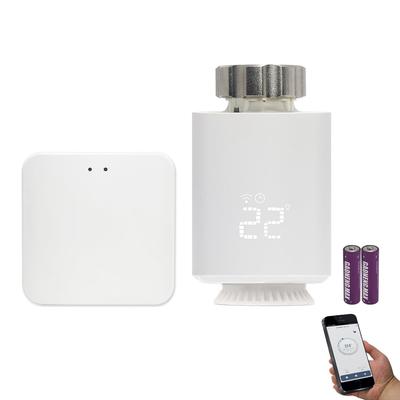 Ketotek Smart TRV Radiator Thermostat Valve WiFi Zigbee Starter Kit with Hub, Compatible with Alexa, Smart Life/Tuya App Control