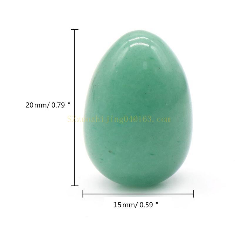 20pcs Polished Mineral Stones Eggs Mini Tumbled Stone Set Easter Eggs Decorations top sale