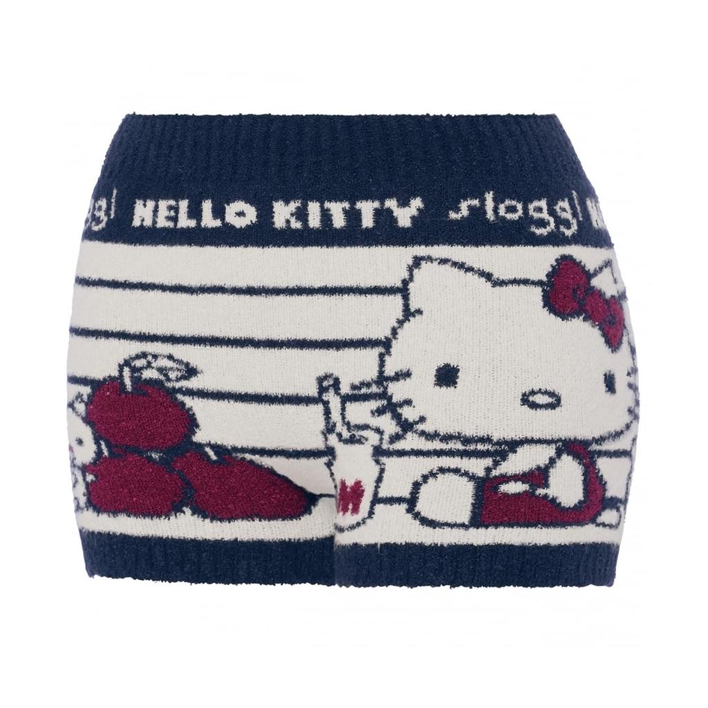 Triumph Sloggi G063 Hello Kitty Cropped Knit Pants M015 Sizes (White) M-LL