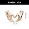 Unique Badge Cartoon Hand Heart Gesture Brooch Trendy Women Brooch Stylish Pin Suitable for Teens and Fashion Lovers