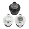 Motorrad Aluminium Kraftstoff Benzin Tankdeckel Abdeckung mit Uhr für XL883 1200